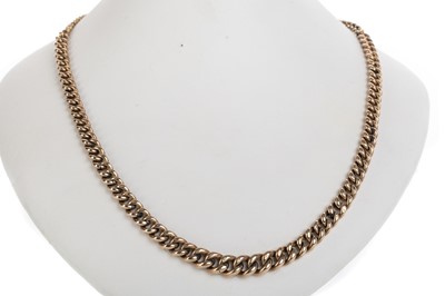 Lot 584 - CONVERTED WATCH CHAIN NECKLACE