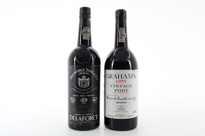 Lot 255 - DELAFORCE 1977 VINTAGE AND GRAHAM'S 1975 VINTAGE