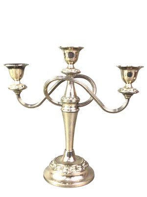 Lot 532 - GROUP OF SILVER PLATED ITEMS