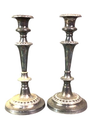 Lot 519 - SILVER PLATED THREE PIECE TEA SERVICE