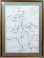 Lot 1339 - FRENCH ADRMIRALITY MAP OF WEST COAST OF...