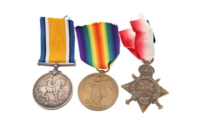 Lot 20 - WORLD WAR I MEDAL TRIO