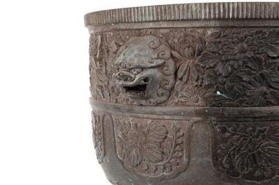 Lot 1215 - CHINESE BRONZE PLANTER