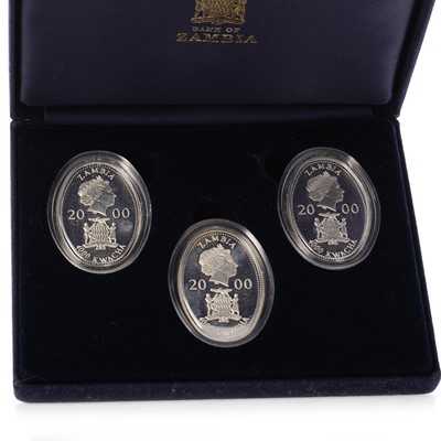 Lot 78 - ELIZABETH II GUERNSEY SILVER PROOF £10 COIN
