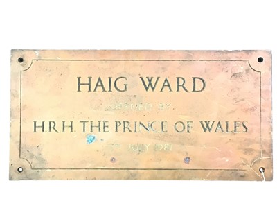 Lot 607 - GROUP OF THREE PLAQUES