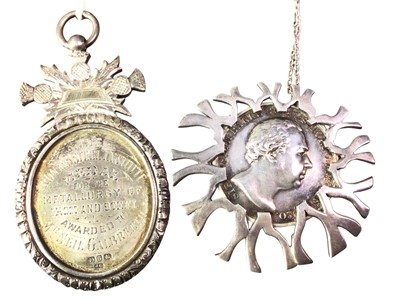 Lot 561 - TWO SILVER MEDALS