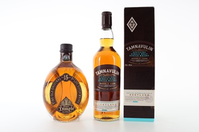 Lot 262 - TAMNAVULIN DOUBLE CASK AND DIMPLE 15 YEAR OLD 75CL