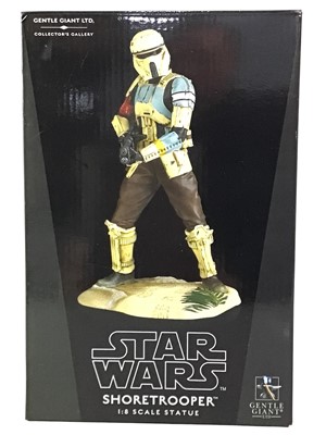 Lot 408 - STAR WARS LIMITED EDITION FIGURE OF A SHORETROOPER