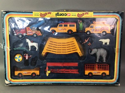Lot 663 - CORGI JEAN RICHARD CIRCUS SET