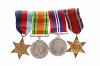 Lot 1359 - LOT OF FOUR WWII CAMPAIGN MEDALS comprising...