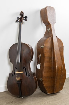 Lot 1067 - INTERESTING 18TH CENTURY CELLO