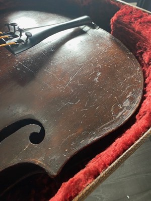 Lot 1067 - INTERESTING 18TH CENTURY CELLO