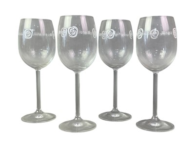 Lot 21 - TWELVE GLENEAGLES WINE GLASSES