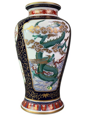 Lot 19 - THE IMARI DRAGON VASE