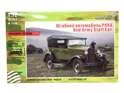 Lot 590 - COLLECTION OF ZEBRANO WWII MODEL KITS