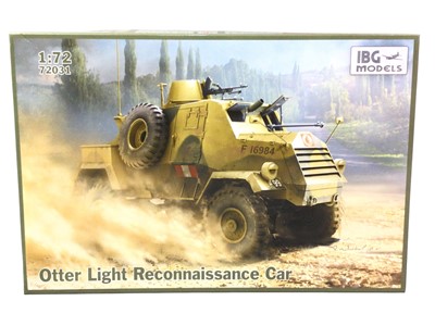 Lot 595 - COLLECTION OF IBG WWII SCALE MODEL KITS