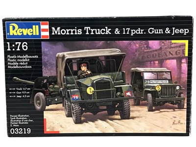 Lot 592 - COLLECTION OF REVELL & ZVEZDA WWII SCALE MODEL KITS