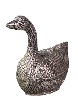 Lot 5 - CAMBODIAN WHITE METAL BOX