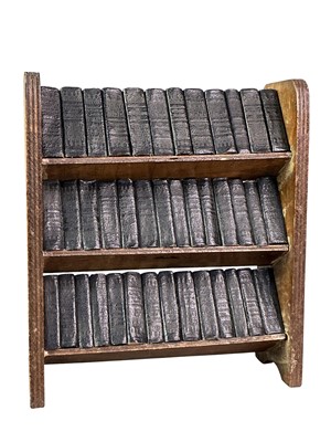 Lot 141 - MINIATURE BOOK TROUGH