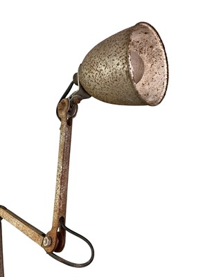 Lot 127 - ADJUSTABLE WALL MOUNTED INDUSTRIAL LIGHT