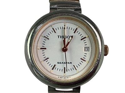 Lot 174 - TISSOT SEASTAR STAINLESS STEEL QUARTZ WRIST WATCH