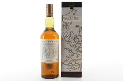 Lot 286 - TALISKER 10 YEAR OLD MAP LABEL 1990S