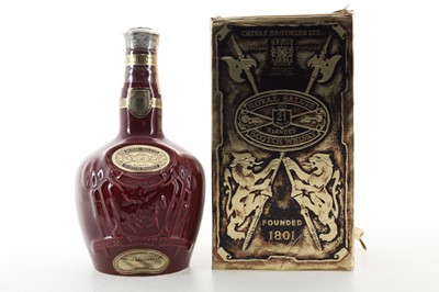 Lot 308 - CHIVAS ROYAL SALUTE 21 YEAR OLD RUBY DECANTER 75CL
