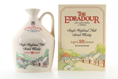 Lot 312 - EDRADOUR 10 YEAR OLD CERAMIC DECANTER