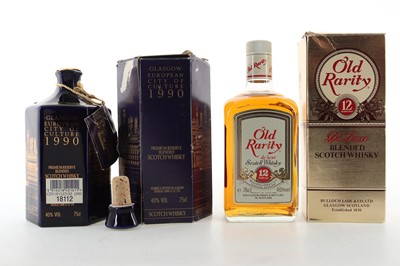 Lot 344 - OLD RARITY 12 YEAR OLD 75CL AND DOUGLAS LAING GLASGOW EUROPEAN CITY OF CULTURE 1990 75CL