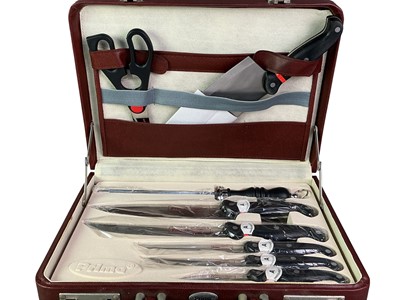 Lot 232 - SET OF KITCHEN KNIVES