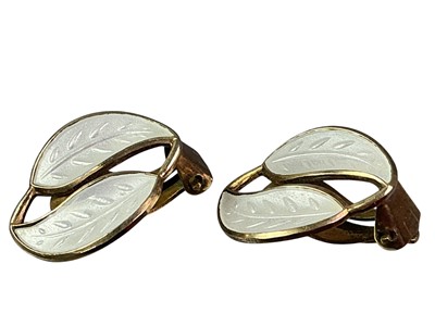 Lot 290 - PAIR OF SILVER GUCCI EARRINGS