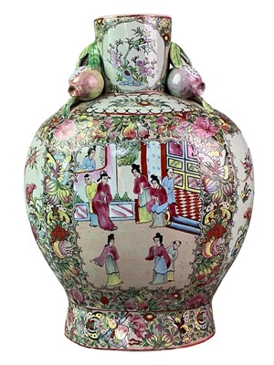 Lot 78 - CHINESE FAMILLE ROSE VASE