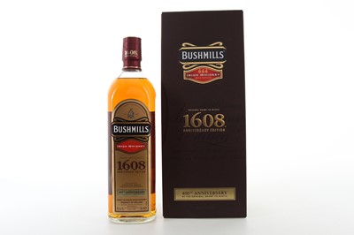 Lot 318 - BUSHMILLS 1608 400TH ANNIVERSARY 75CL