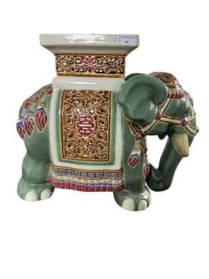 Lot 84 - MODERN CERAMIC CHINESE PLANT STAND