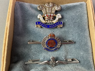 Lot 104 - THREE SILVER SWEETHEART BROOCHES