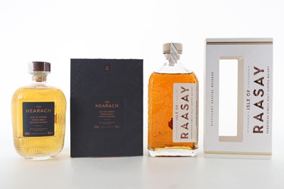 Lot 382 - ISLE OF HARRIS HEARACH 1ST RELEASE BATCH #12 AND RAASAY DISTILLERY SPECIAL RELEASE