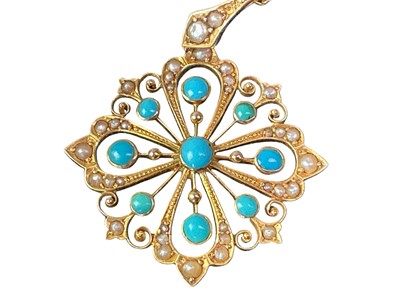 Lot 111 - EDWARDIAN PENDANT