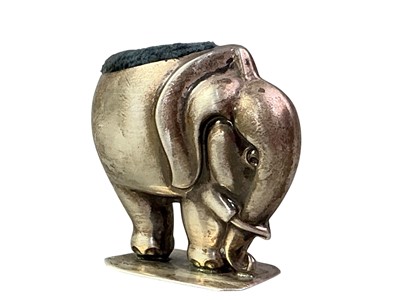 Lot 312 - SILVER PIN CUSHION