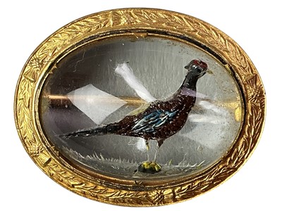 Lot 360 - ROCK CRYSTAL BROOCH