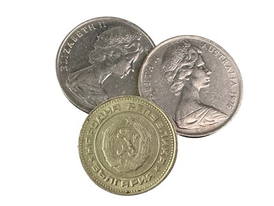 Lot 35 - COLLECTION OF GB AND OTHER COINS