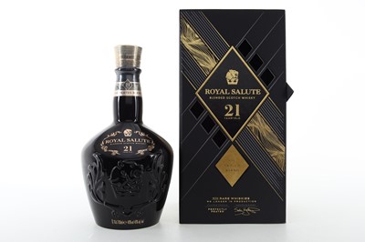 Lot 405 - CHIVAS ROYAL SALUTE 21 YEAR OLD KRISTJANA S WILLIAMS PEATED BLEND