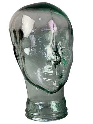 Lot 456 - THREE GLASS HEAD MODELS
