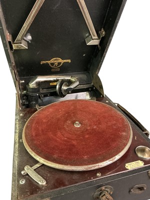 Lot 496 - COLUMBIA WIND UP PORTABLE GRAMOPHONE