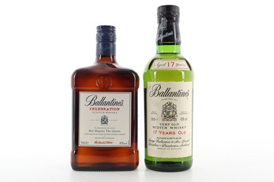 Lot 442 - BALLANTINE'S 17 YEAR OLD 50CL AND BALLANTINE'S CELEBRATION