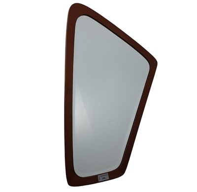 Lot 490 - MID CENTURY TEAK FRAMED WALL MIRROR