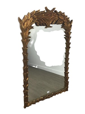 Lot 507 - GILT STYLE WALL MIRROR