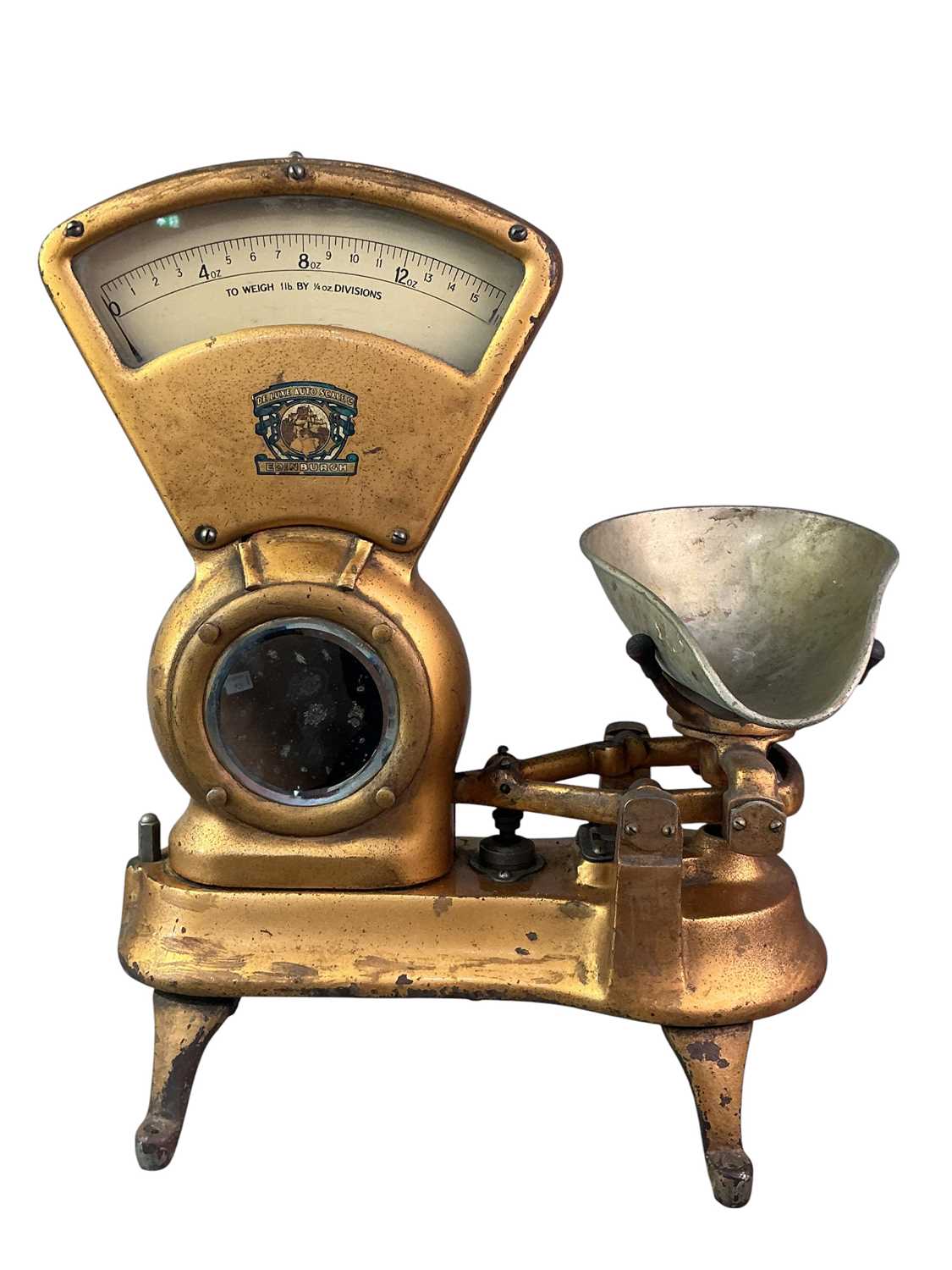 Lot 586 - SET OF VINTAGE SHOP COUNTER SCALES