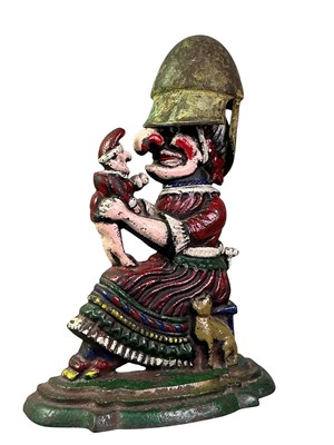 Lot 536 - CAST IRON PUNCH AND JUDY DOOR STOPPER