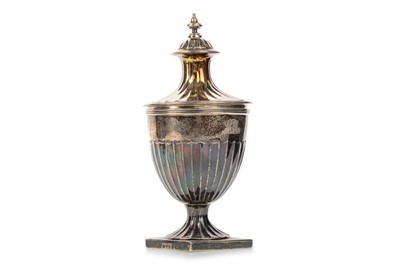 Lot 903 - WILLIAM IV SILVER URN AND COVER