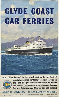 Lot 444 - VINTAGE ADVERTISING POSTER FOR THE CALEDONIAN STEAM PACKET COMPANY